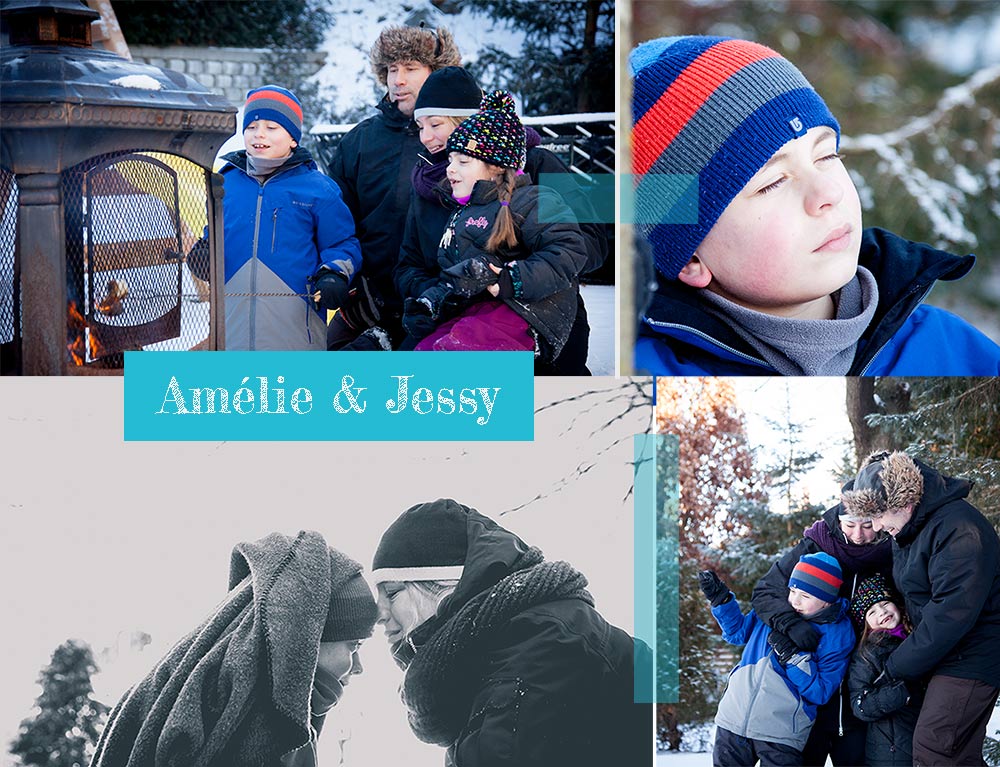 famille vedette amelie jessy mobile